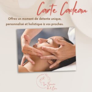 Carte Cadeau Soin Massage Visage la Grande-Motte - Face Yoga Kobido FasciAlchimie Gua Sha Ridoki